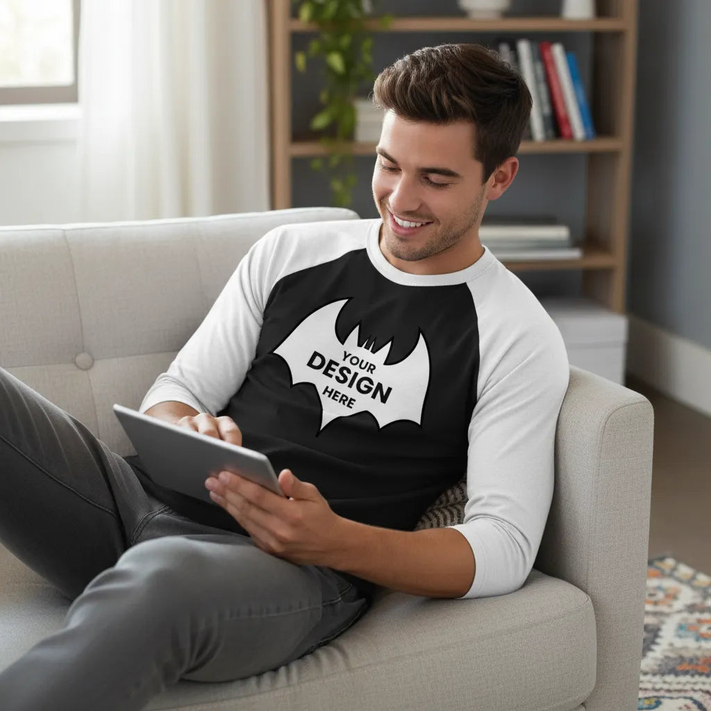 Unisex 3/4 Sleeve Raglan T-Shirt | Tultex 245