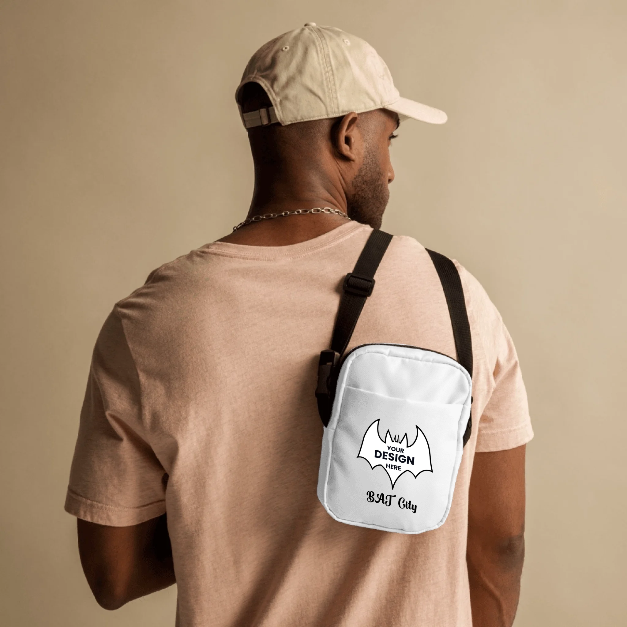 All-Over Print Utility Crossbody Bag