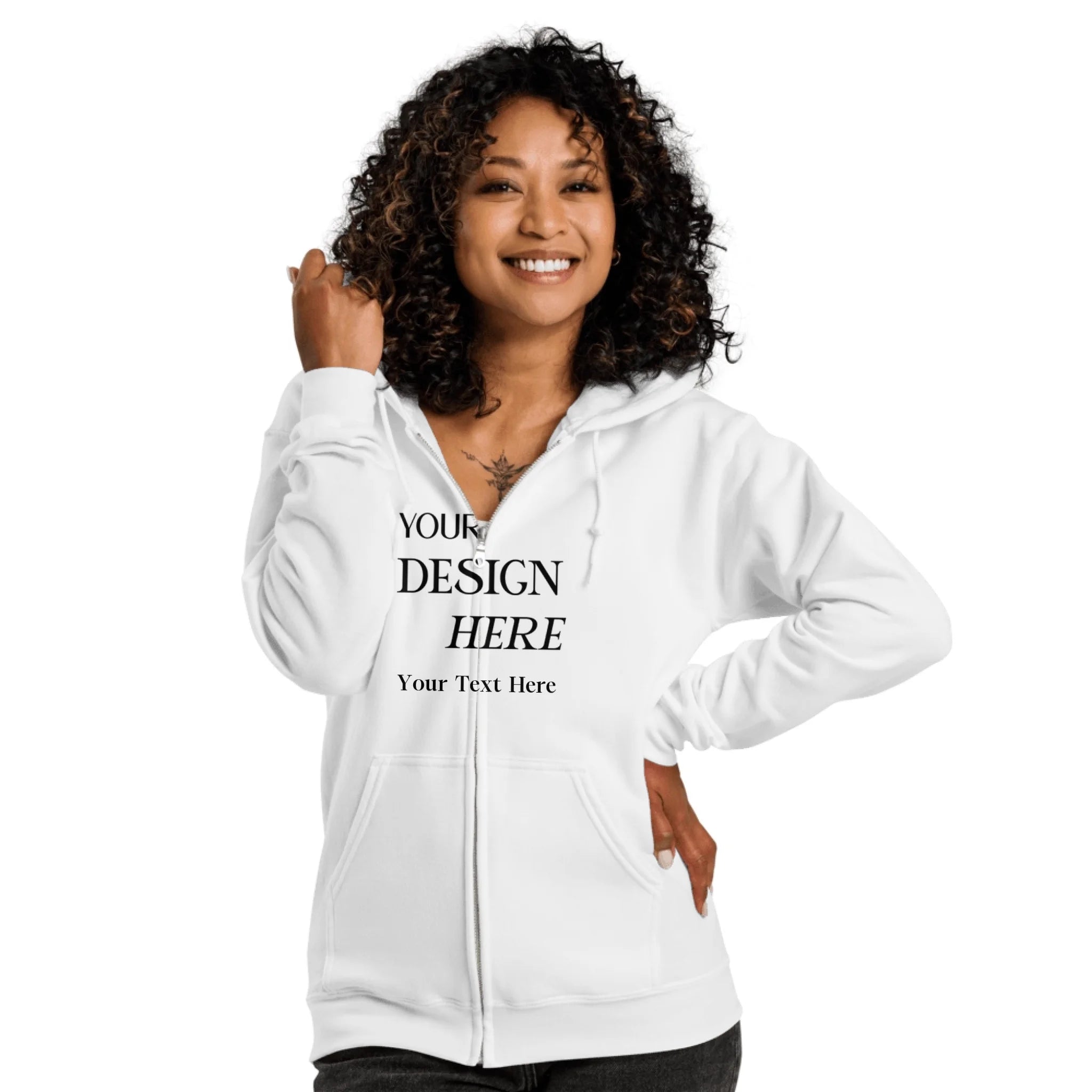 Unisex Heavy Blend Zip Hoodie | Gildan 18600
