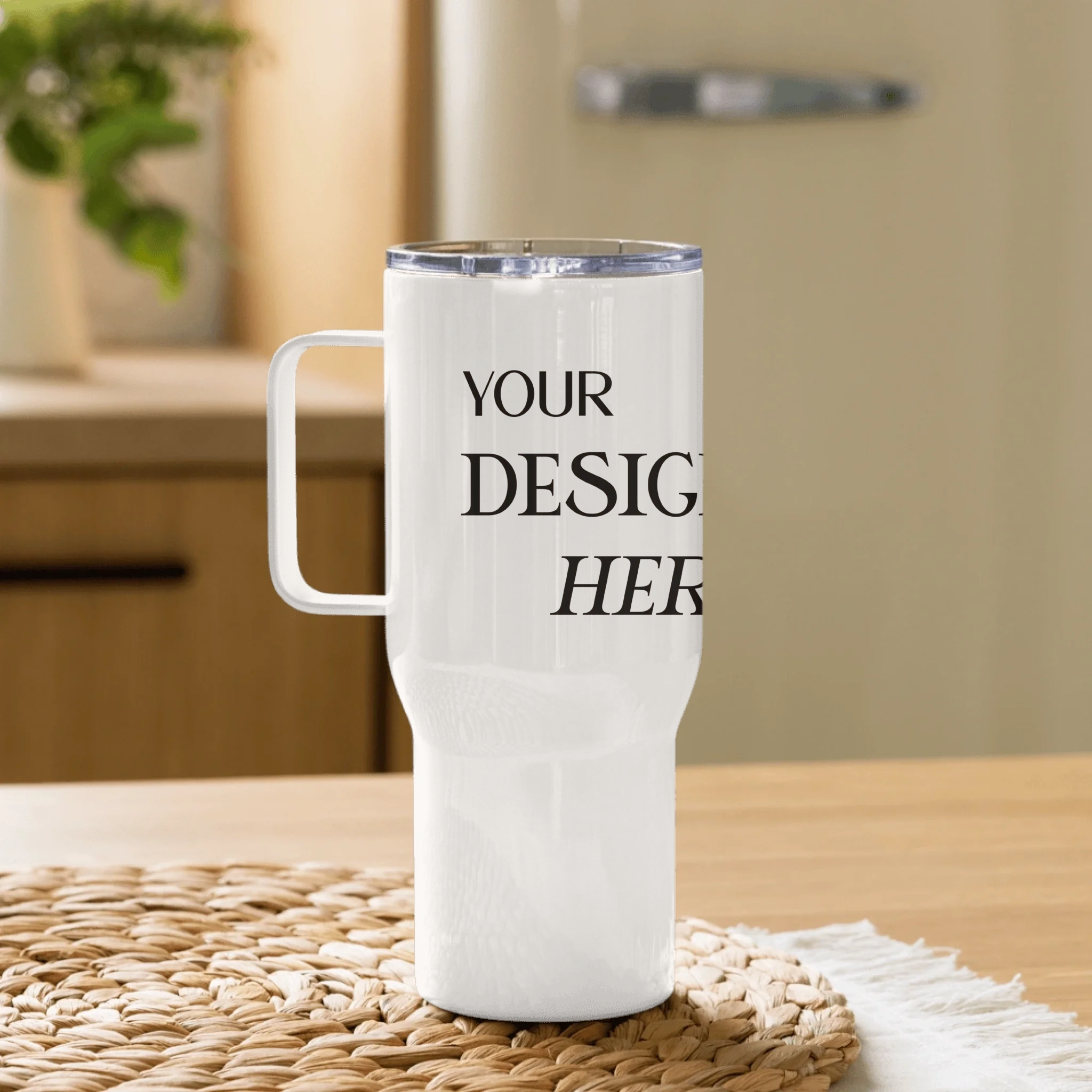Travel Mug with a Handle