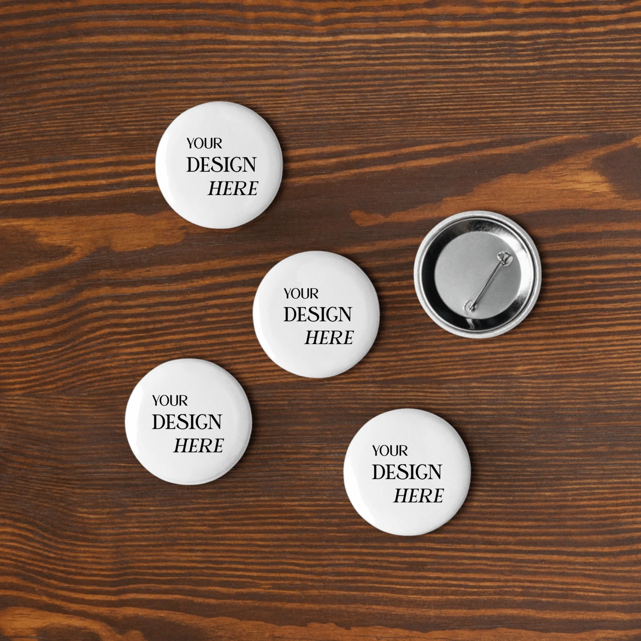Set of Pin Buttons