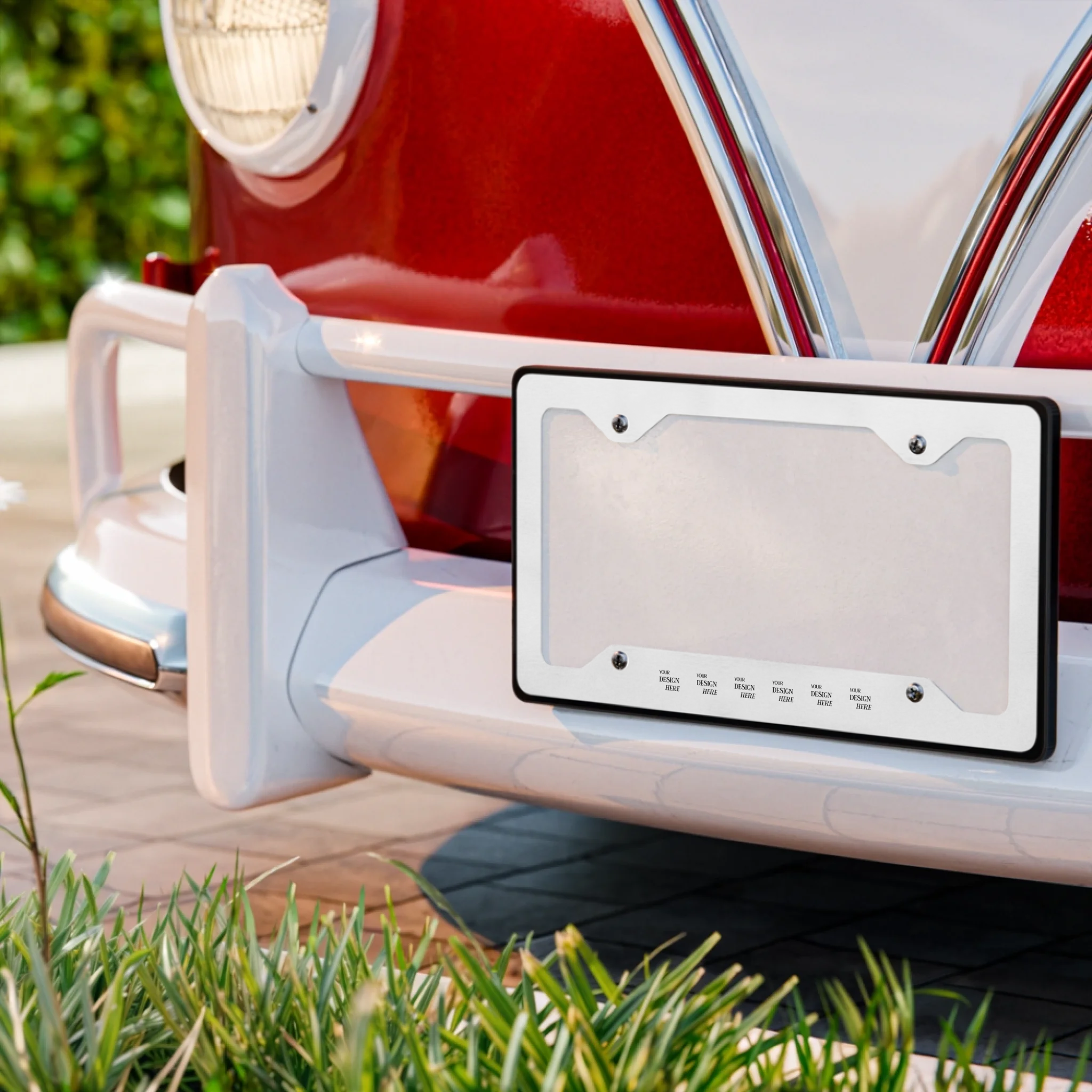 Metal License Plate Frame