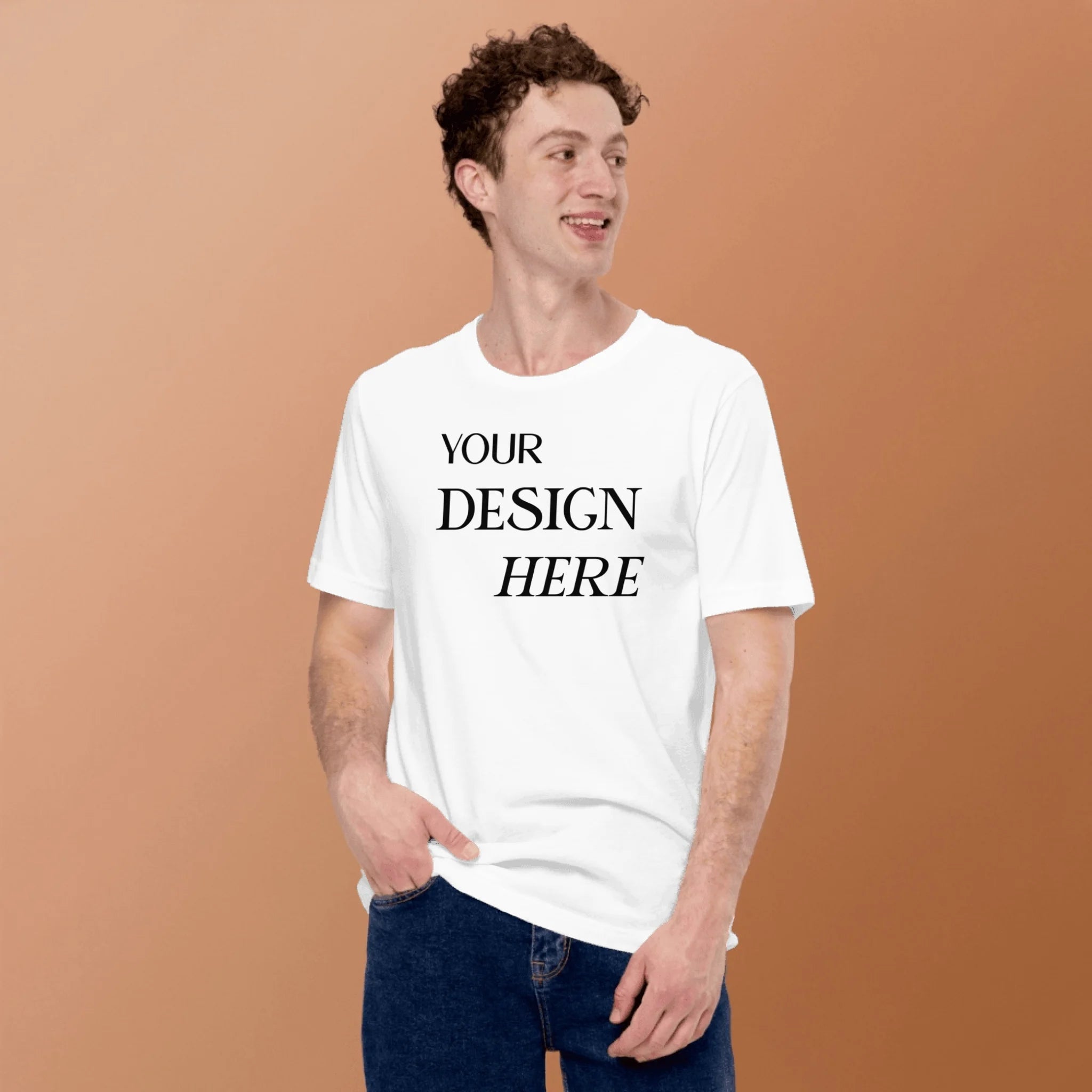 Unisex Staple T-Shirt | Bella + Canvas 3001 (Front + Back)