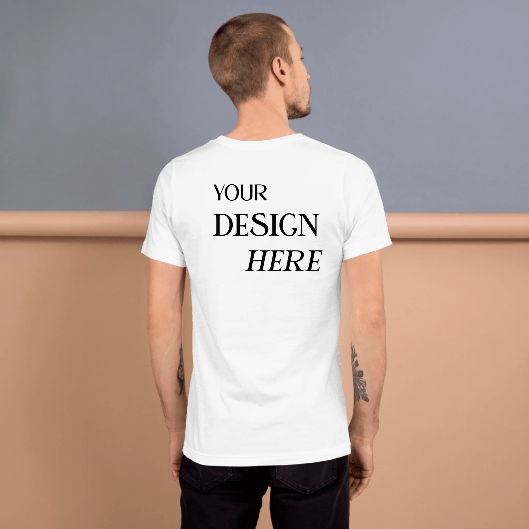 Unisex Staple T-Shirt | Bella + Canvas 3001 (Front + Back)