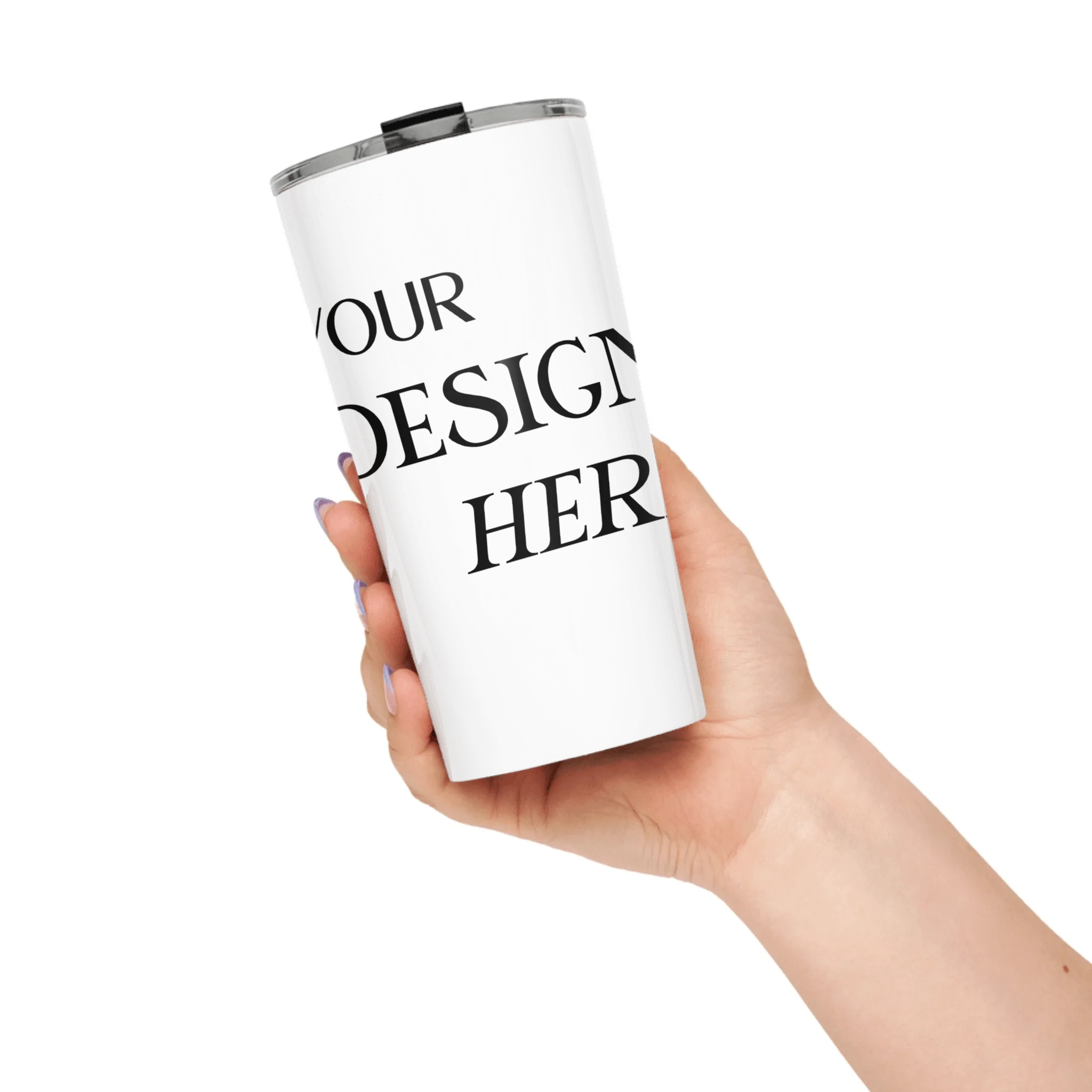 Tapered Stainless Steel Tumbler 20 oz