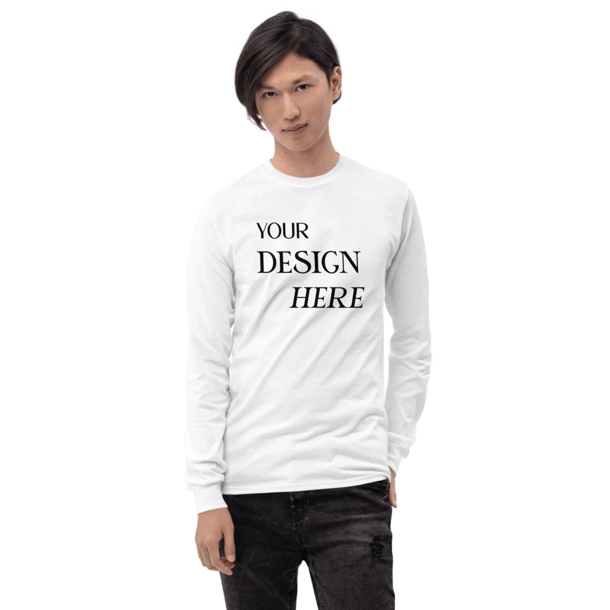 Men's Long Sleeve Shirt | Gildan 2400