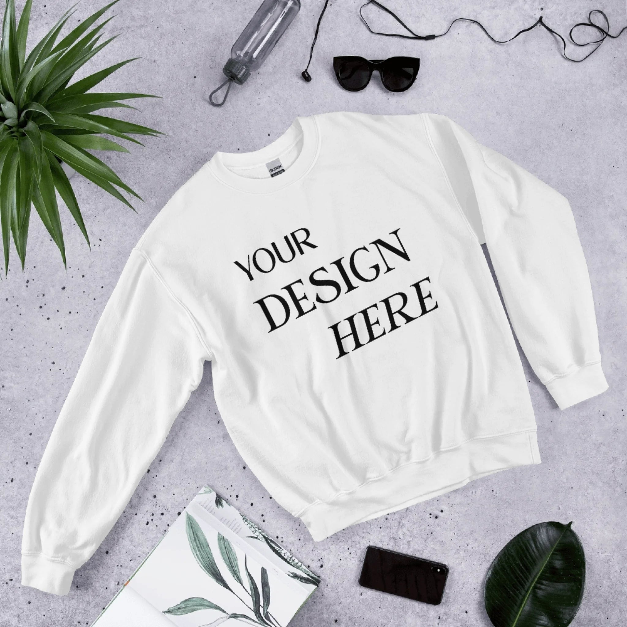 Unisex Crew Neck Sweatshirt | Gildan 18000