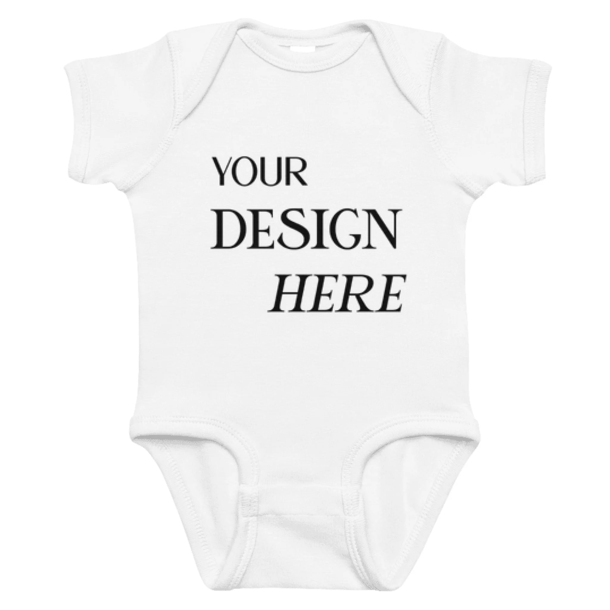 Baby Short Sleeve Bodysuit | Rabbit Skins 4400