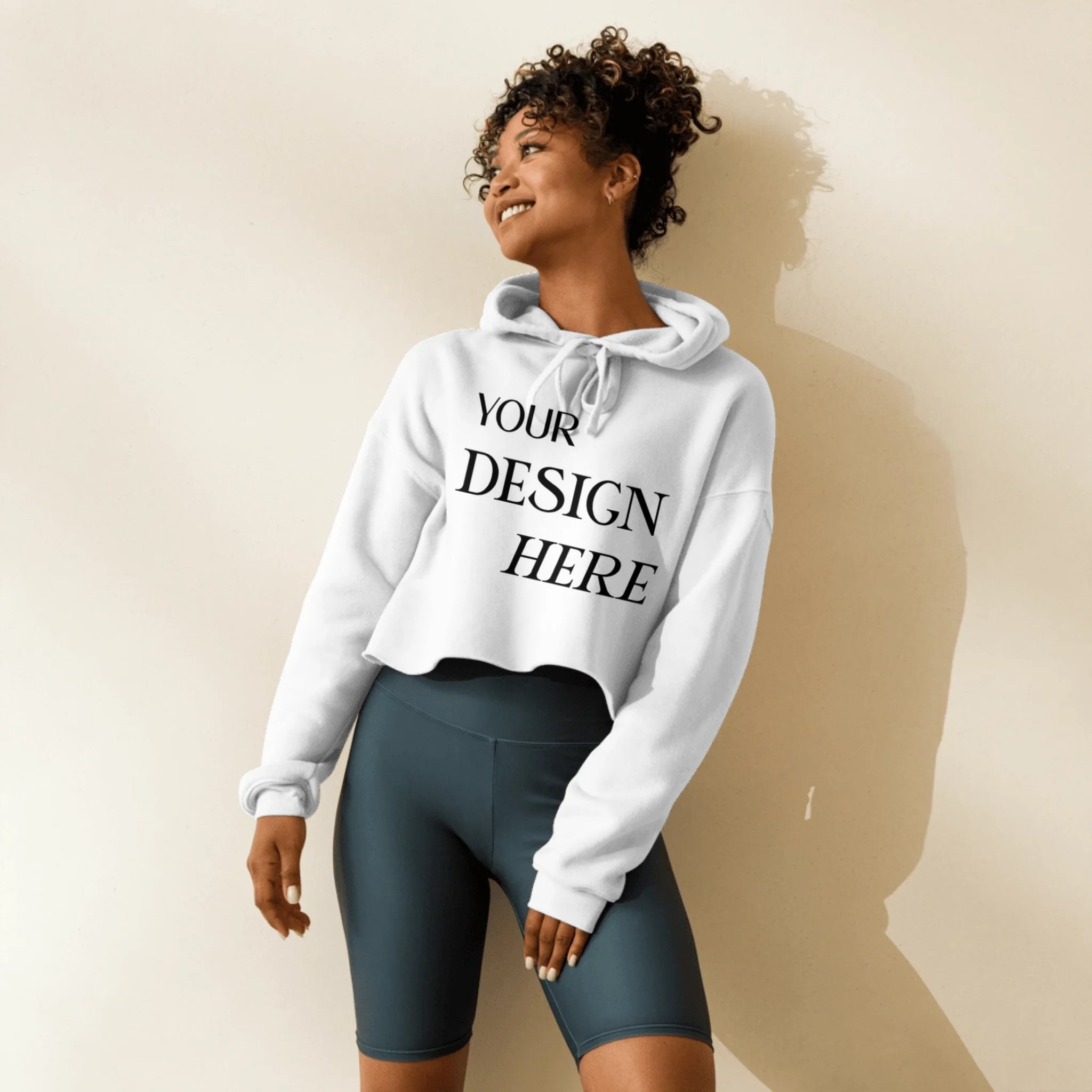 Women's Cropped Hoodie | Bella + Canvas 7502