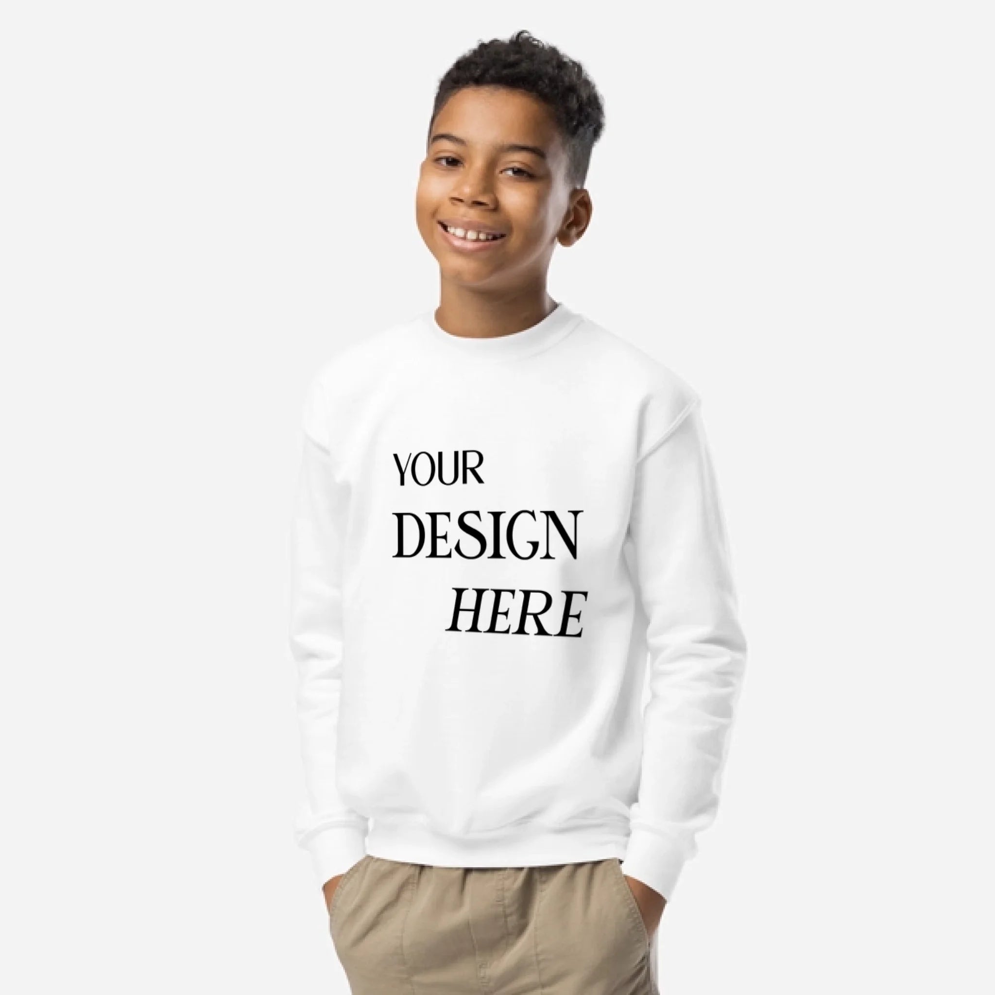 Youth Crew Neck Sweatshirt | Gildan 18000B