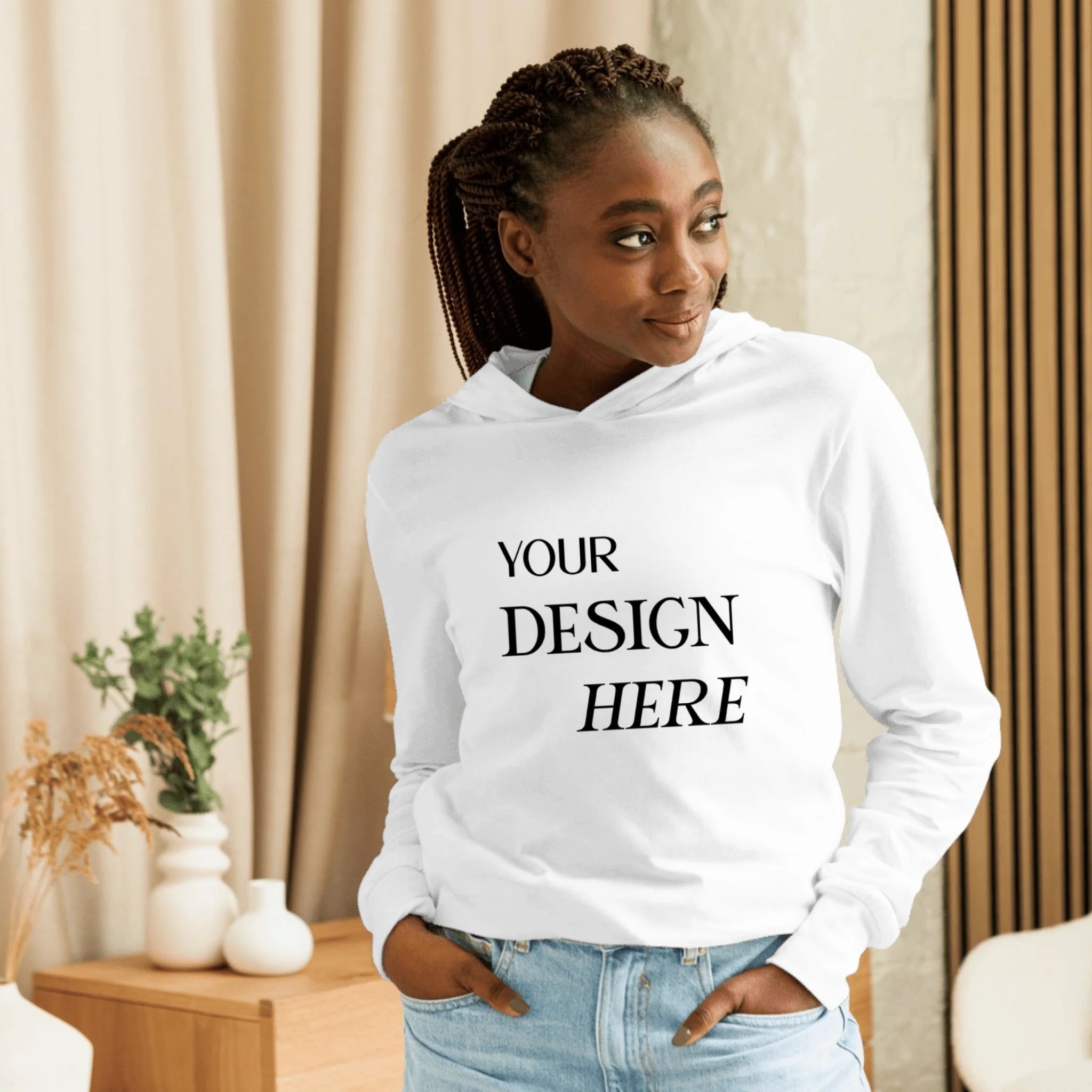 Unisex Hooded Long Sleeve Tee | Bella Canvas 3512