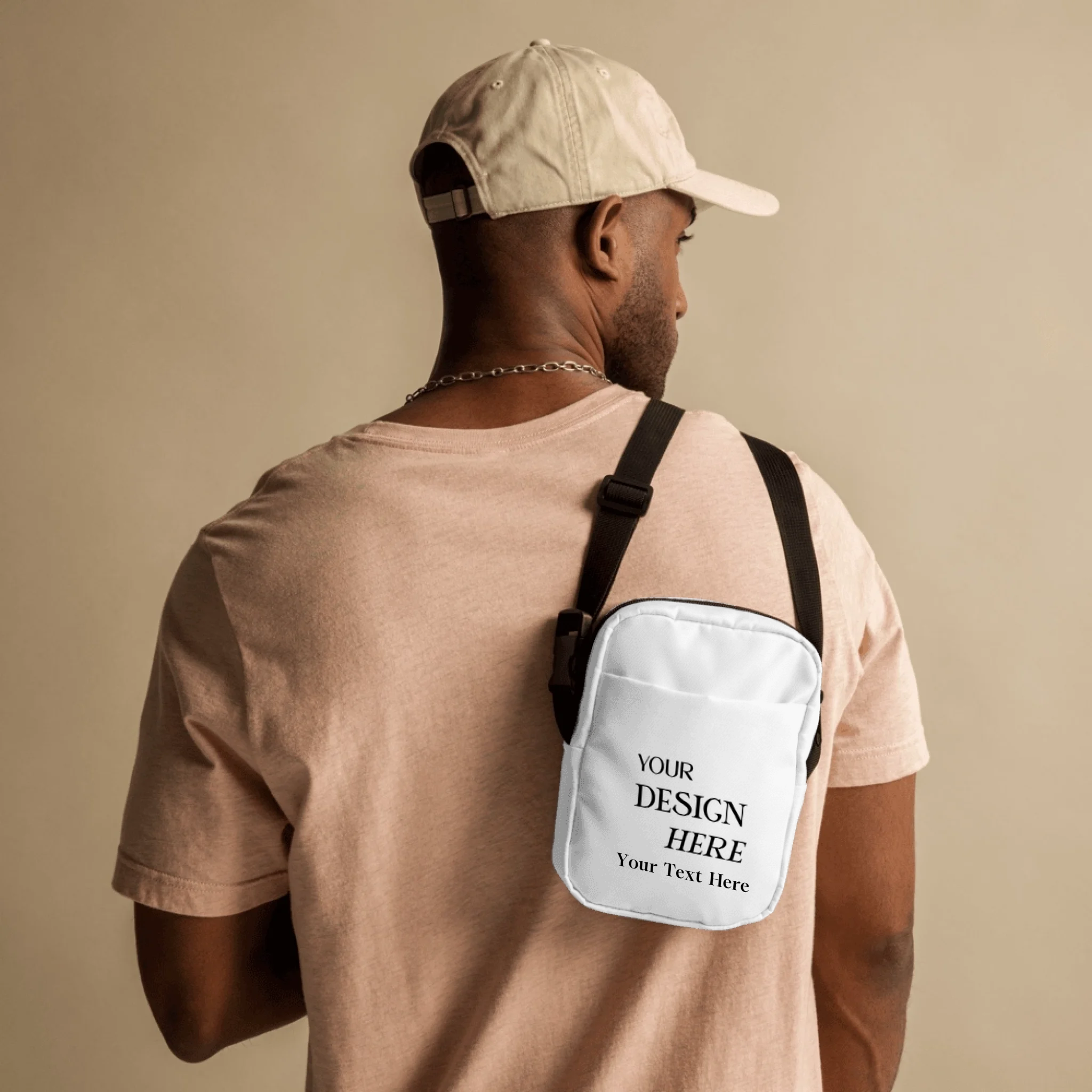 All-Over Print Utility Crossbody Bag