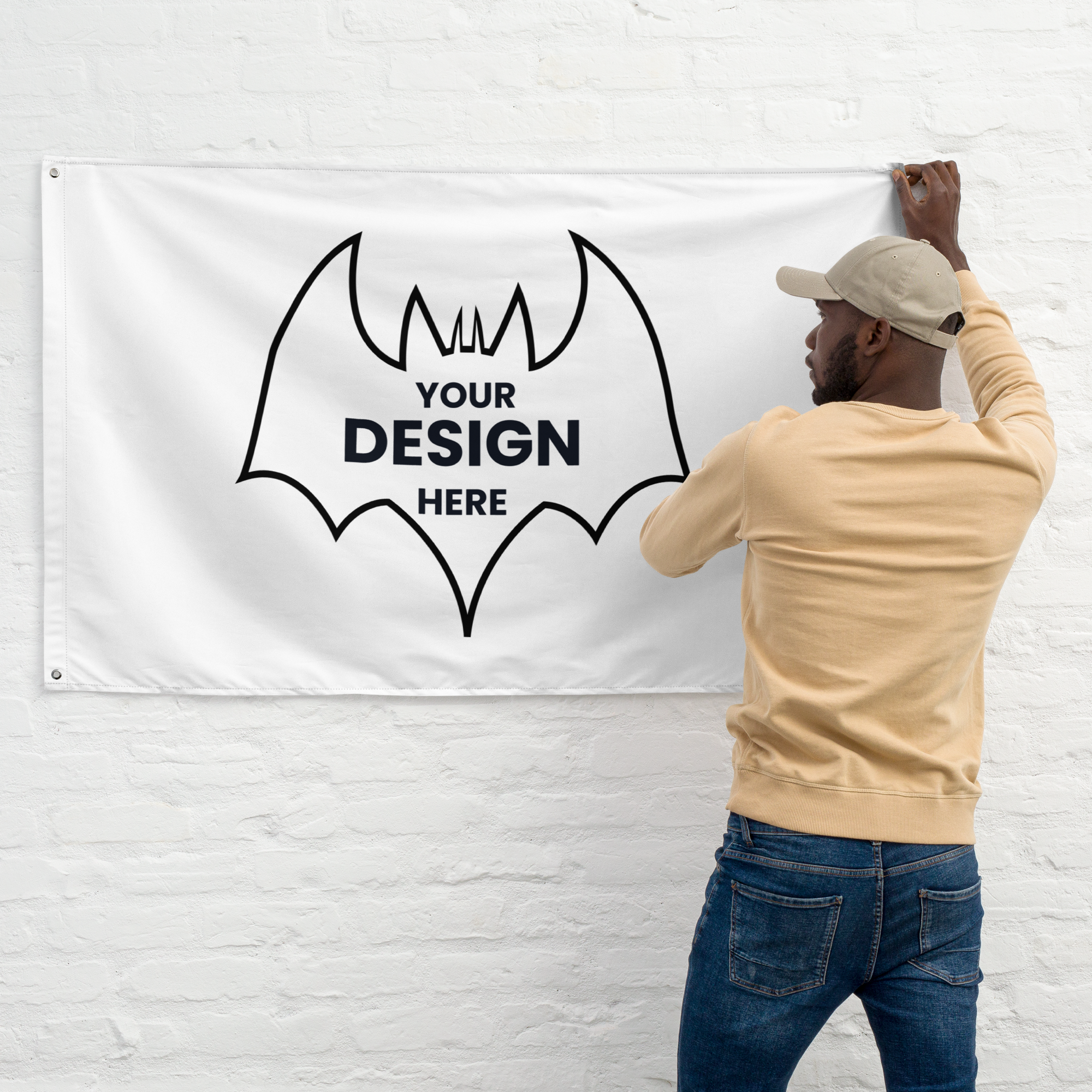 All-Over Print Flag, Personalized Home Decor Flag Unique Wall Art