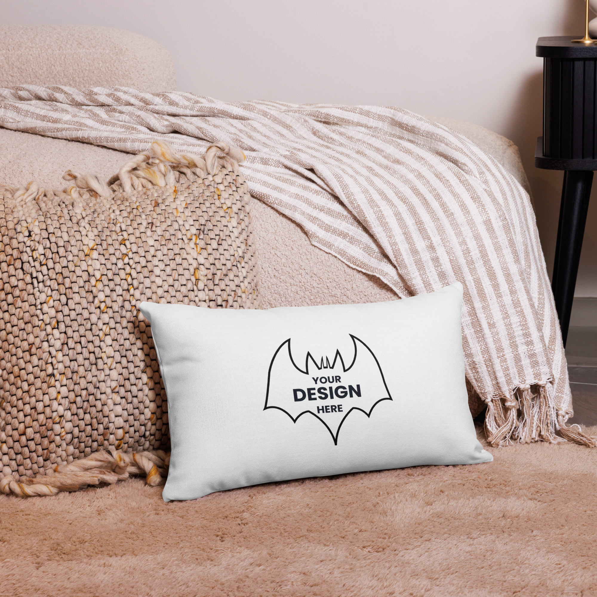 Premium Pillow, Luxury Throw Pillow — Decorative Cushion for Bedroom, Living Room, and Home Comfort
