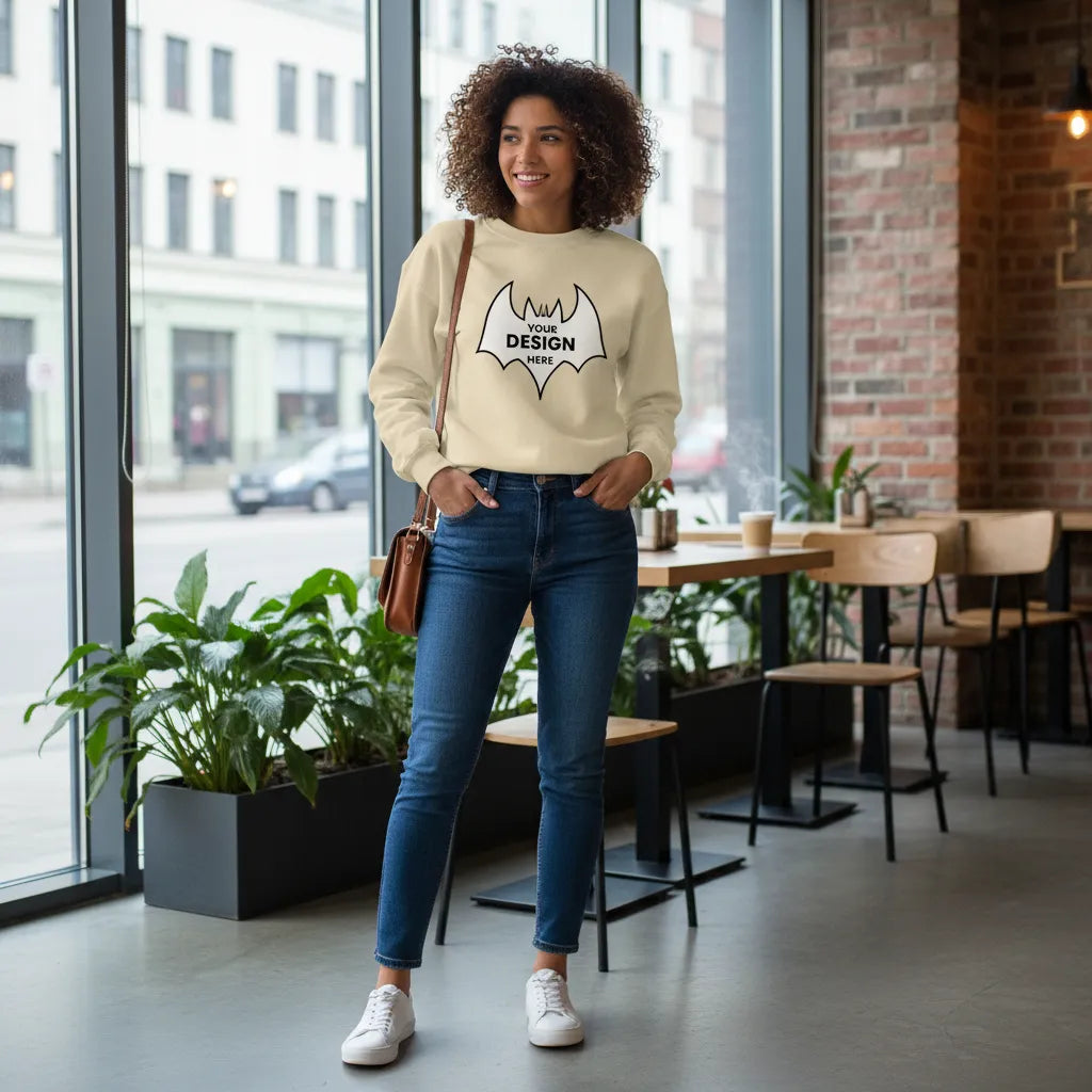 Unisex Crew Neck Sweatshirt | Gildan 18000