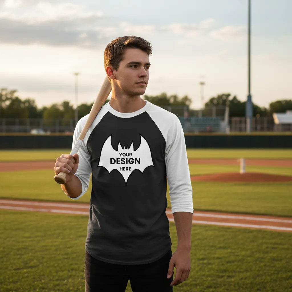 Unisex 3/4 Sleeve Raglan T-Shirt | Tultex 245