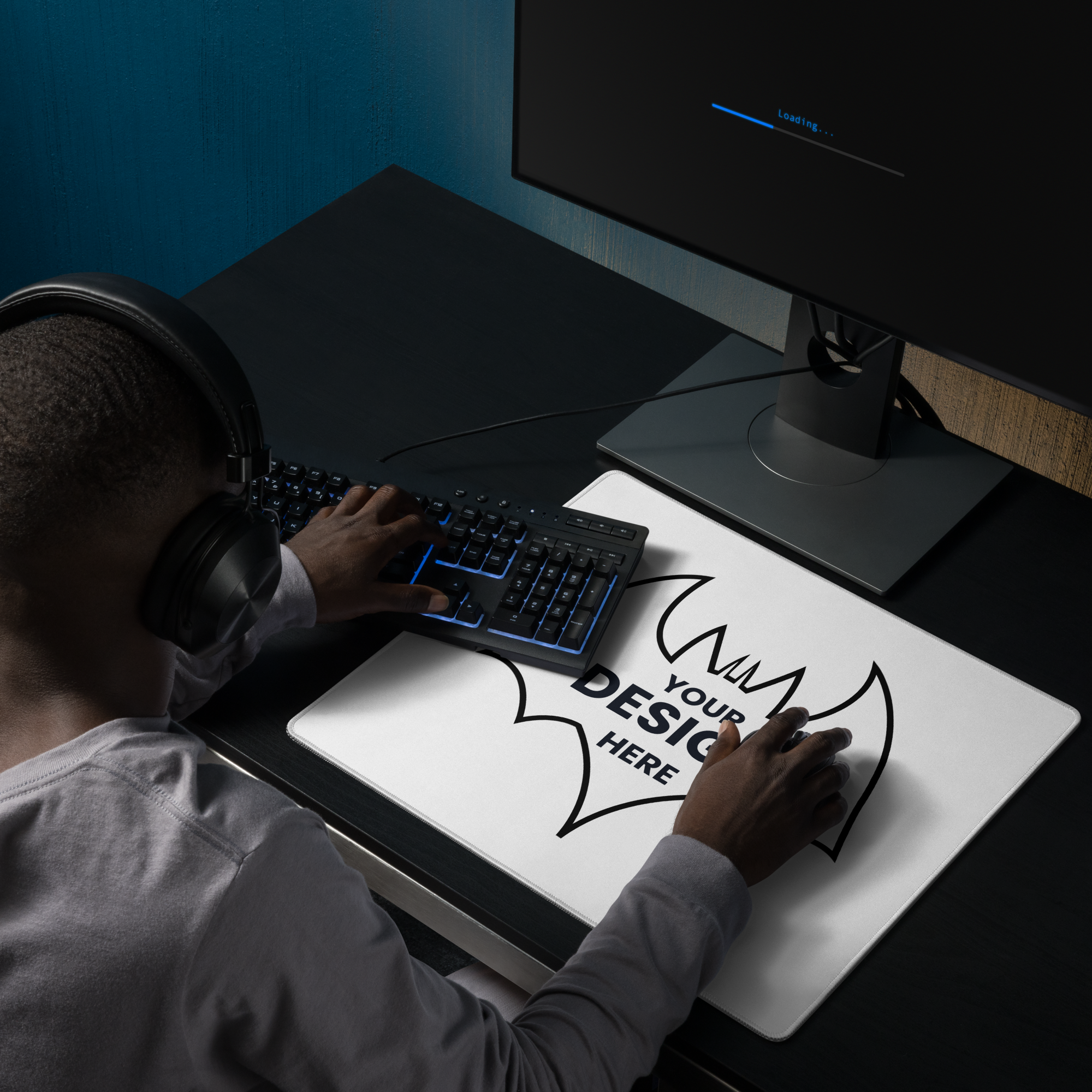 Gaming Mouse Pad, Extended Desk Mat — Large Non Slip Mouse Pad for Gamers and PC Setup