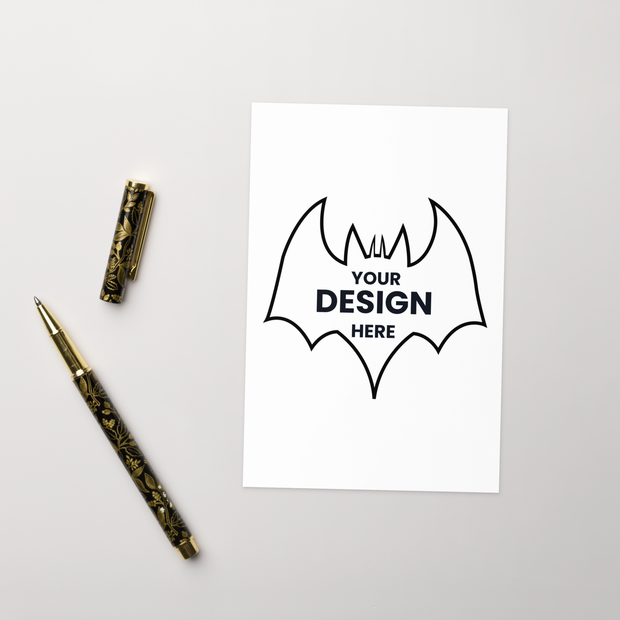 Greeting Card, Premium Blank Card — Elegant Stationery for Events and Celebrations