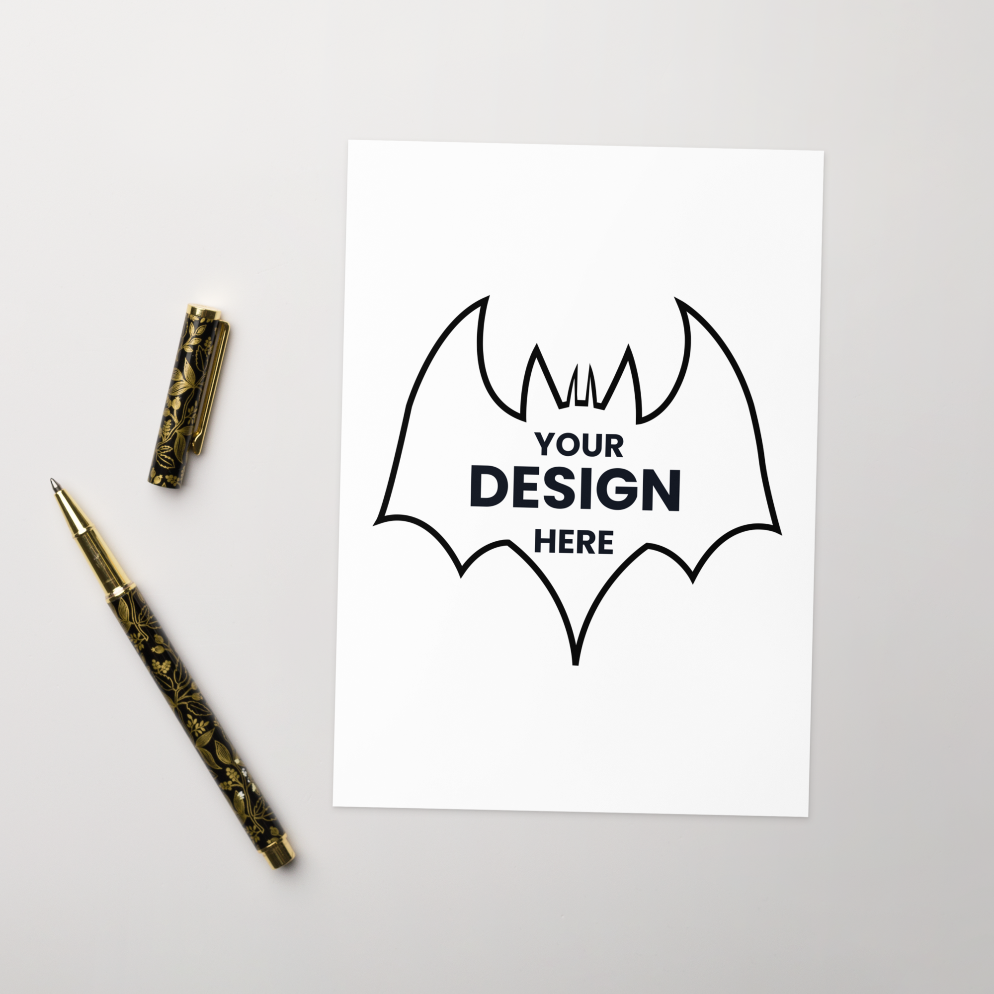 Greeting Card, Premium Blank Card — Elegant Stationery for Events and Celebrations