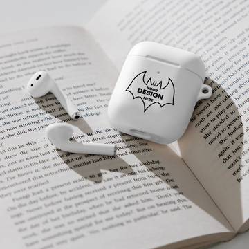 Rubber Case for AirPods, Protective TPU Cover — Stylish AirPods Case with Carabiner for Daily Use