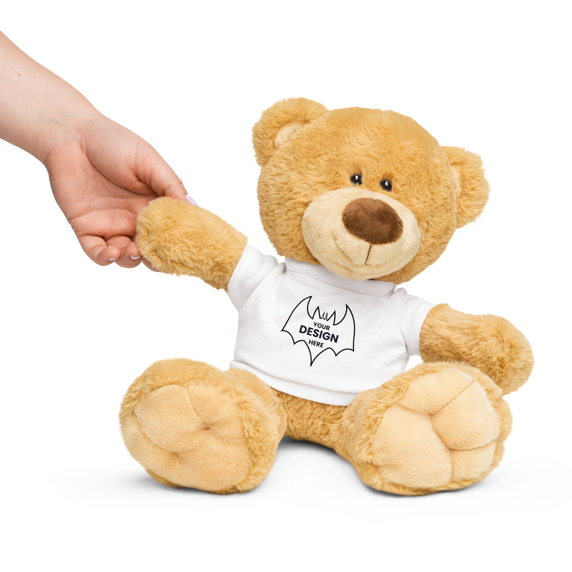 Teddy Bear with T-Shirt, Cute Plush Bear Gift — Soft Stuffed Animal for Kids, Couples, and Special Occasions