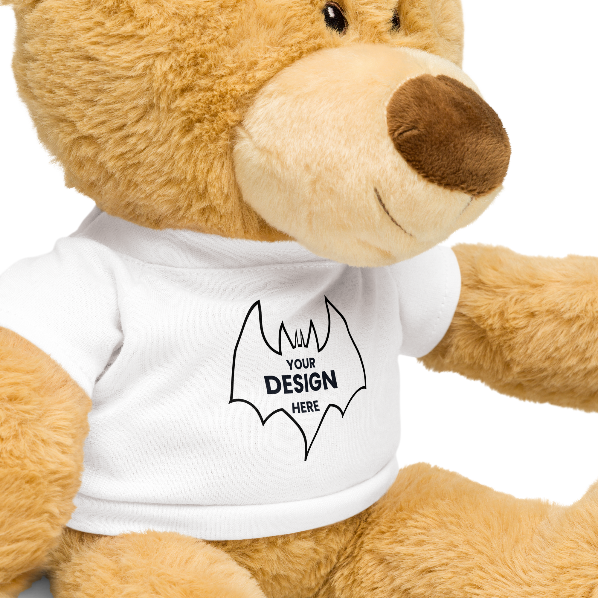 Teddy Bear with T-Shirt, Cute Plush Bear Gift — Soft Stuffed Animal for Kids, Couples, and Special Occasions